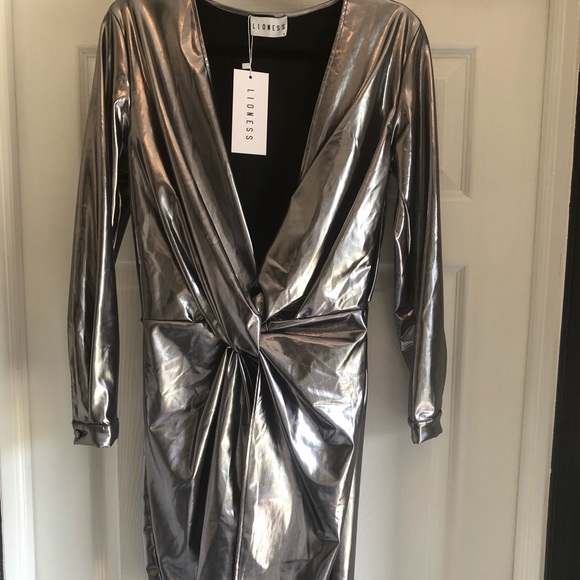 Lioness Dresses & Skirts - NWT Metallic Dress